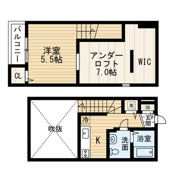福岡市東区原田２丁目のアパート