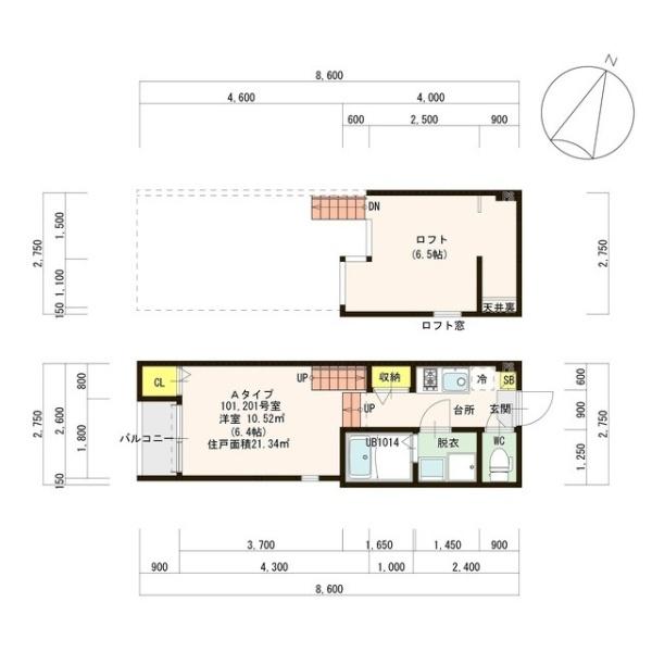 福岡市東区名島３丁目のアパート