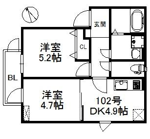 福岡市東区箱崎ふ頭３丁目のアパート