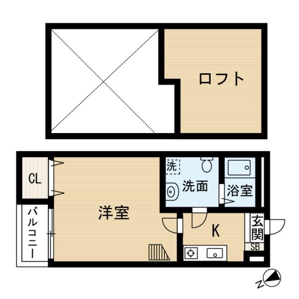 福岡市東区箱崎２丁目のアパート