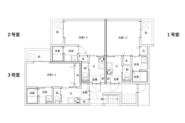福岡市東区箱崎１丁目のアパート