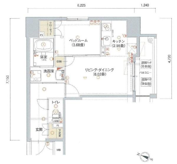 福岡市博多区千代１丁目のマンション
