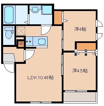 福岡市東区原田１丁目のアパート