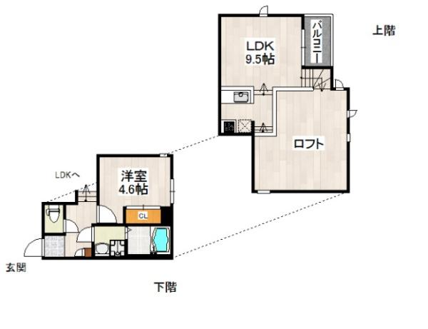 福岡市東区名島３丁目のアパート