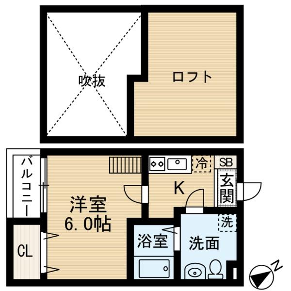 福岡市博多区吉塚１丁目のアパート