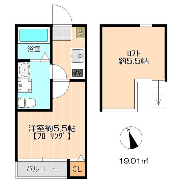 福岡市東区箱崎３丁目のアパート