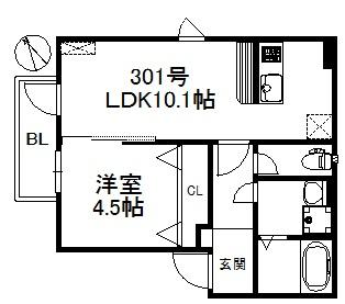 福岡市東区箱崎ふ頭３丁目のアパート
