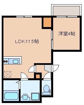 福岡市東区原田１丁目のアパート
