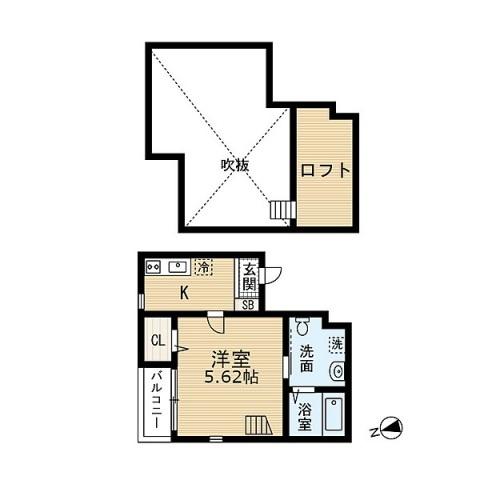 福岡市東区箱崎１丁目のアパート