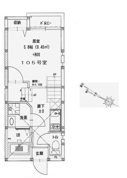 福岡市博多区吉塚１丁目のアパート