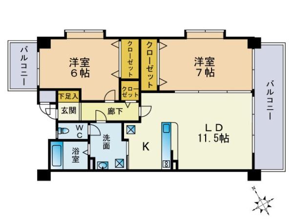 福岡市東区松崎２丁目のマンション