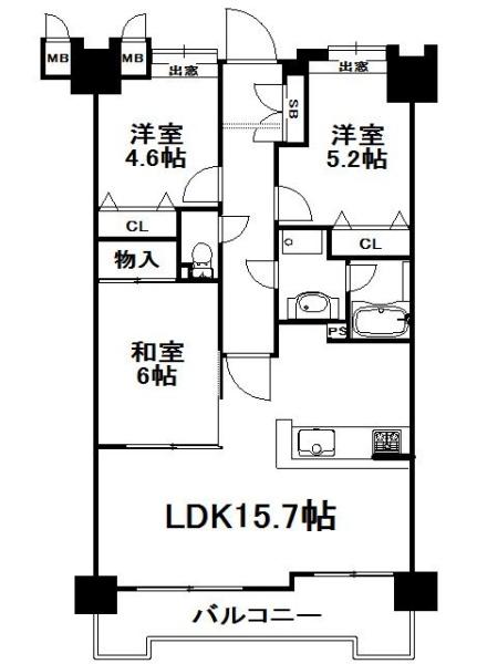 福岡市東区筥松４丁目のマンション