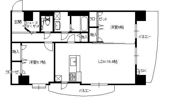 福岡市東区筥松２丁目のマンション