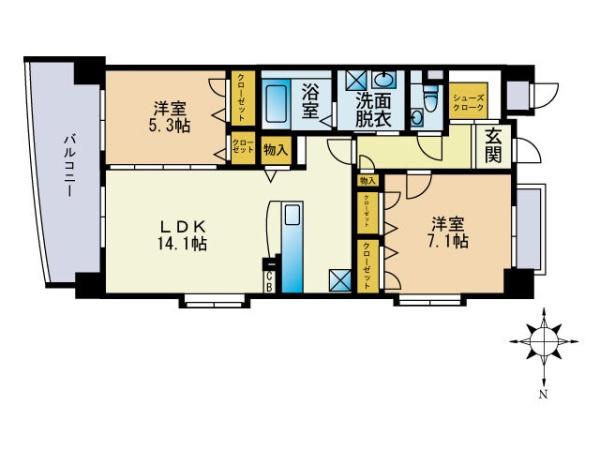 福岡市東区筥松２丁目のマンション