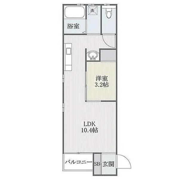 福岡市東区馬出４丁目のアパート