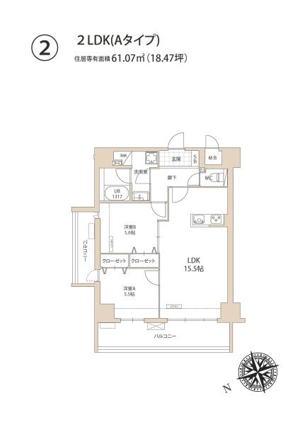 福岡市東区箱崎ふ頭３丁目のマンション