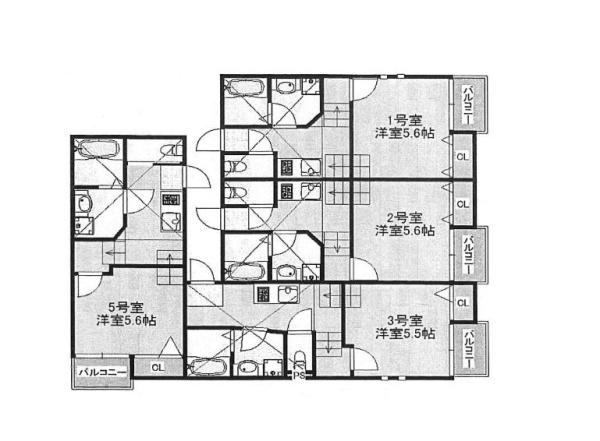 福岡市東区箱崎１丁目のアパート