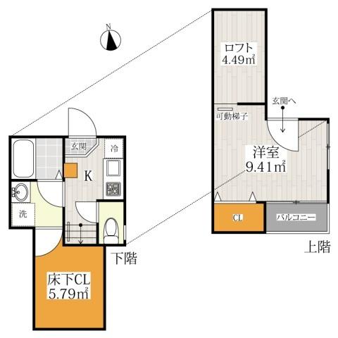 福岡市東区馬出６丁目のアパート