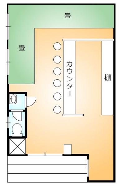 横須賀市ハイランド４丁目の店舗（建物一部）