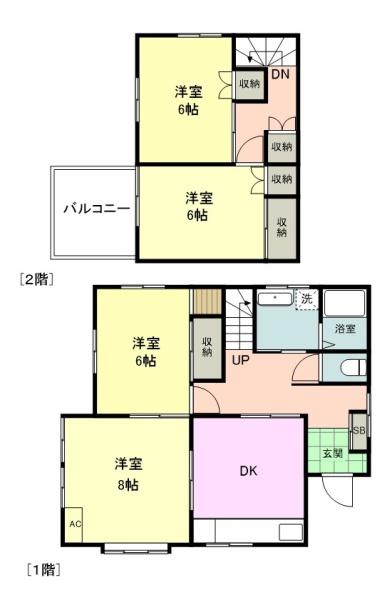上尾市小泉8丁目の貸家(間取り)