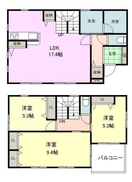 見沼区中川貸家