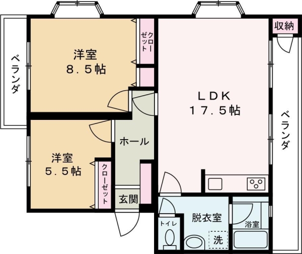 エメラルドマンション北平野　301号