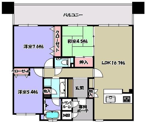 グラジオ城陽ロマネスク703号