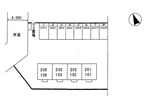 境港市芝町のアパート