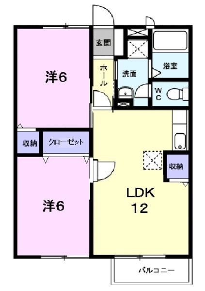 境港市三軒屋町のアパート