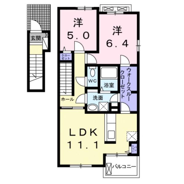 米子市上福原１丁目のアパート
