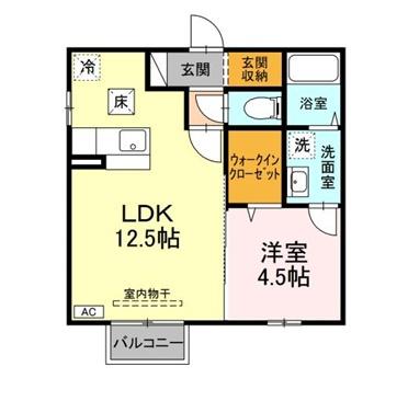 米子市旗ヶ崎８丁目のアパート