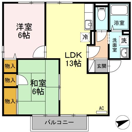 プリムローズ３　Ｄ棟