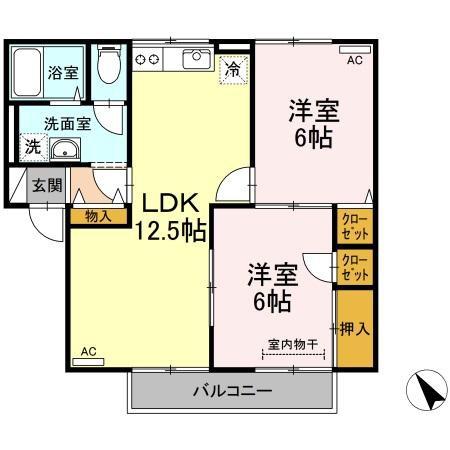 ヴィラ西福原　D棟