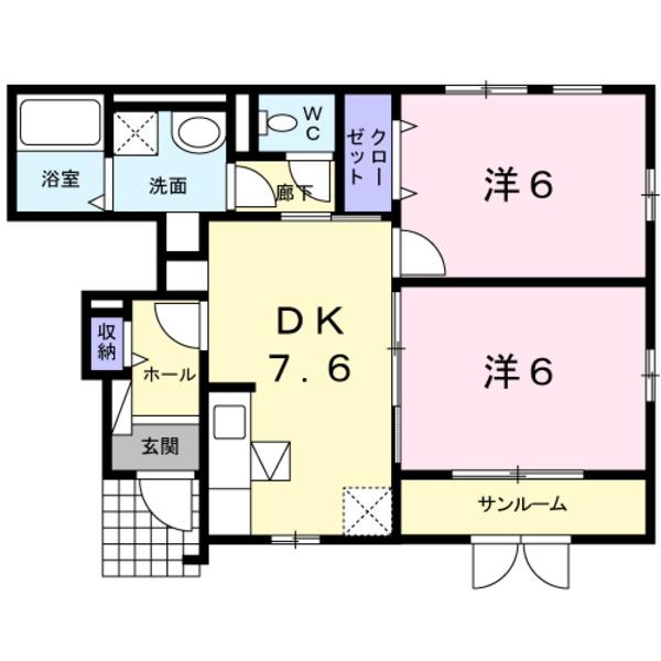 米子市夜見町のアパート