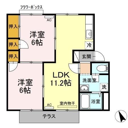 リヴェール目久美　B棟