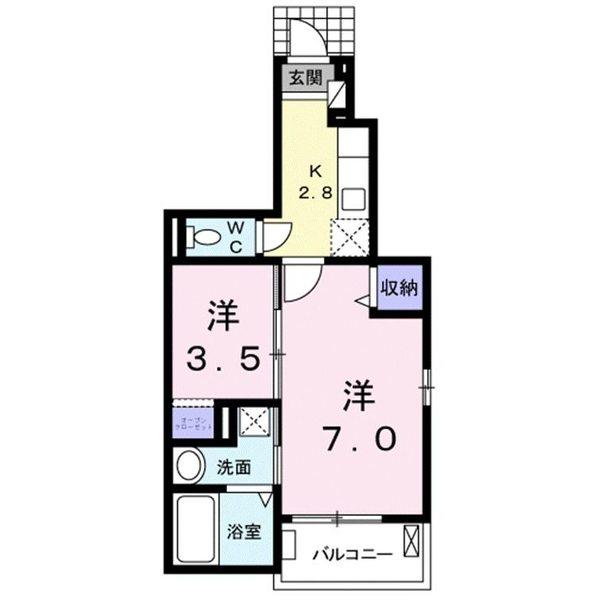 米子市陰田町のアパート