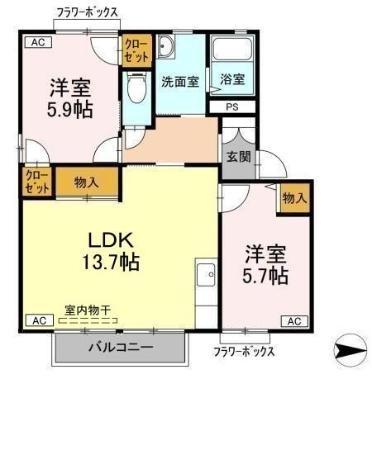 ラシェット　エムザ　Ｃ棟