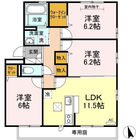 ランロード　D棟