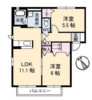ワイズシャンポール A棟(間取り)