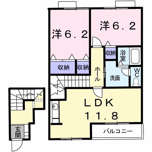 米子市尾高のアパート