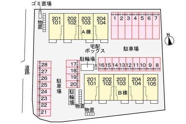 西伯郡南部町倭のアパート