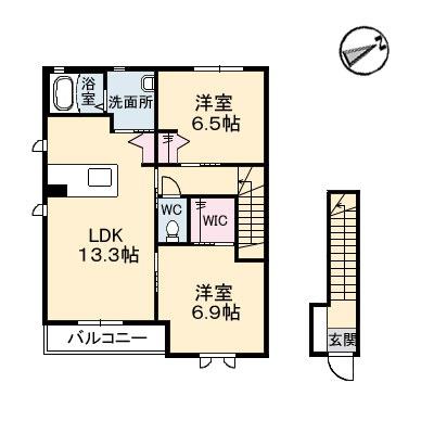 パインデューB棟