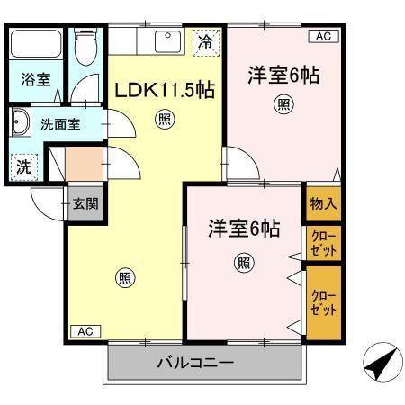 ラルカンシェル　B棟
