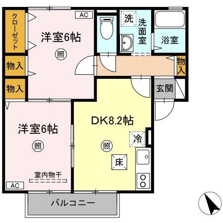 ナル・グランデU　D棟