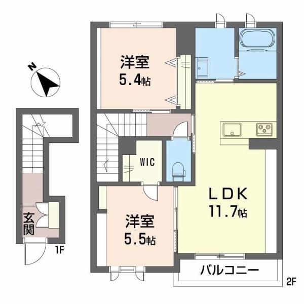 シャーメゾンエムシーエス旗ヶ崎