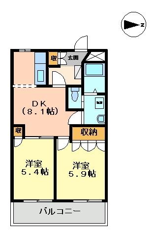 エレガントモレノ(間取り)