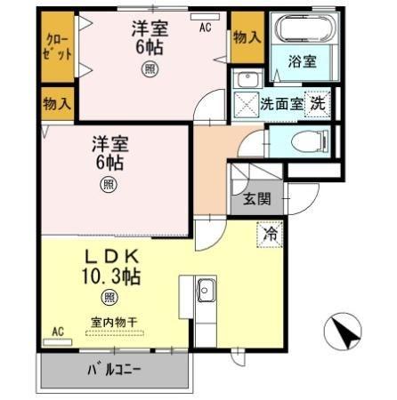 リビングタウン両三柳　Ｂ棟