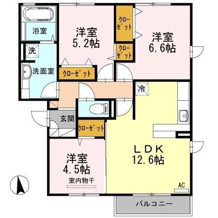 セジュールモダン　Ｂ棟