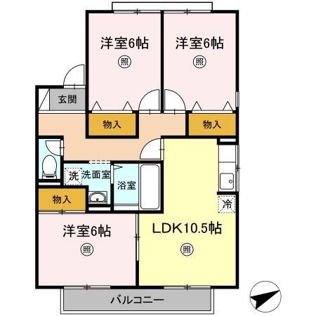 セジュールサバス　E棟