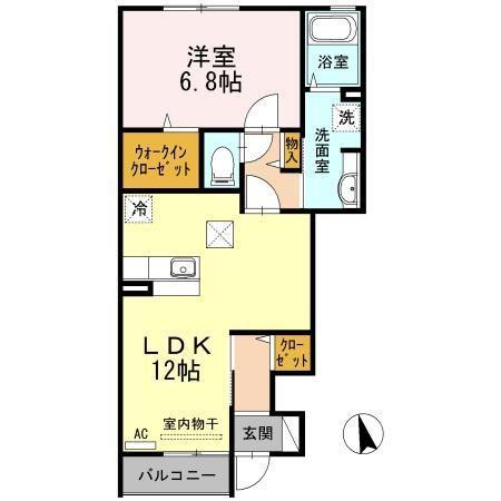 ライブコート B棟(間取り)